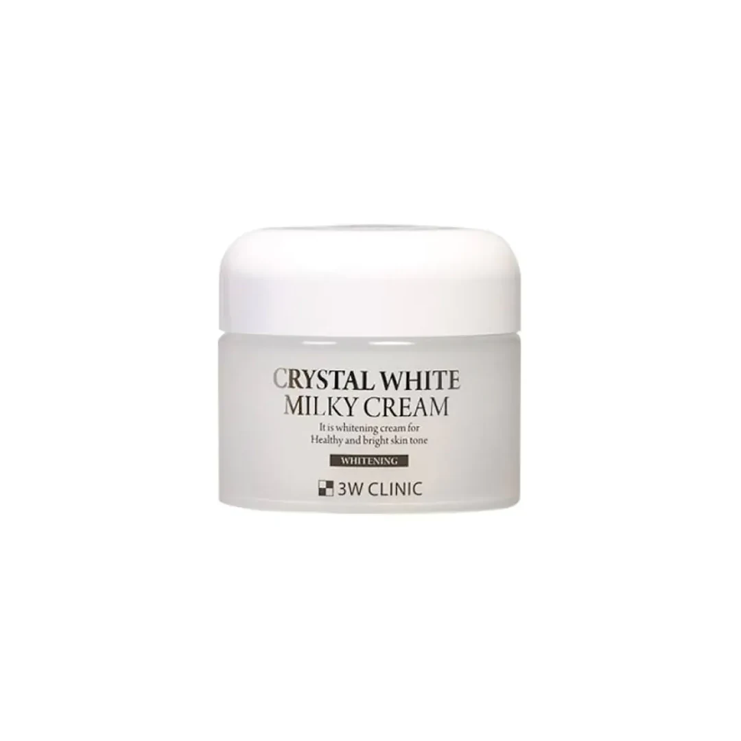 3w clinic crystal white milky cream - 50gm