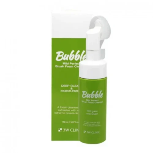 3W Clinic Mild Perfect Bubble Brush Foam Cleanser-150ml