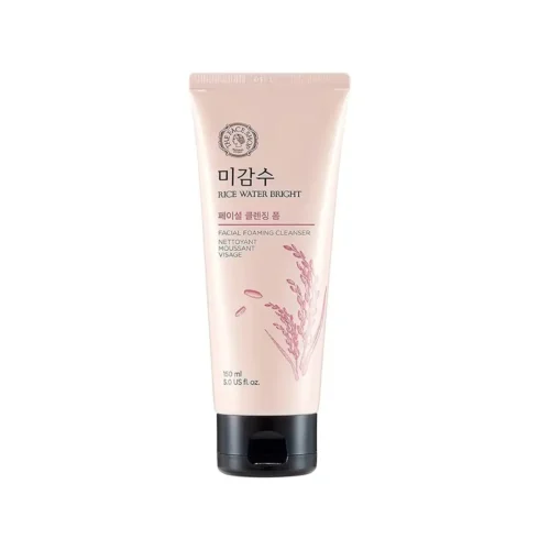 The face shop rice water bright cleansing foam - 150ml