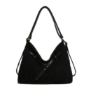 HIGH-END RETRO COMMUTER SHOULDER BAG - Black