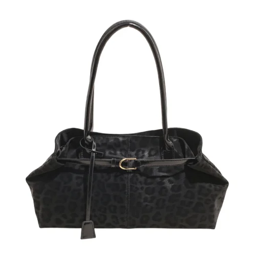 CASUAL LARGE CAPACITY LEOPARD PEINT SHOULDER BAG