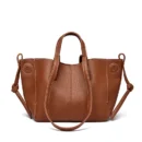 Modern Grace Tote Bag - Brown