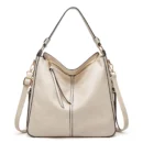 European Retro Shoulder Crossbody Tote Bag - White