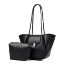 HIGH END LARGE CAPACITY FASHION SHOULDER BAG - Black