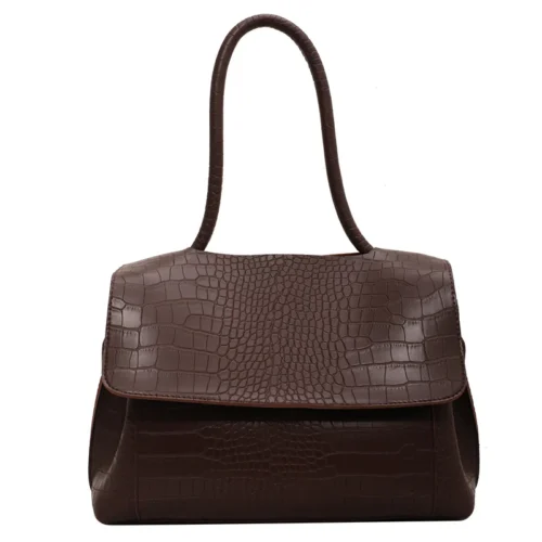 WIDE-BAND COMMUTER SHOULDER TOTE BAG