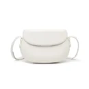SADDLE CURVE TREND SHOULDER BAG - White