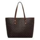 Stylish Large Capacity Tote Handbag - Coffee