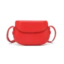 SADDLE CURVE TREND SHOULDER BAG - Red