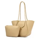 HIGH END LARGE CAPACITY FASHION SHOULDER BAG - Khaki